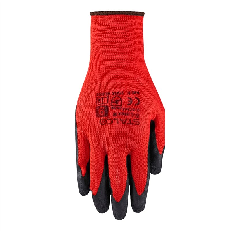 Rękawice poliestrowe S-LATEX R 8”  S-47344