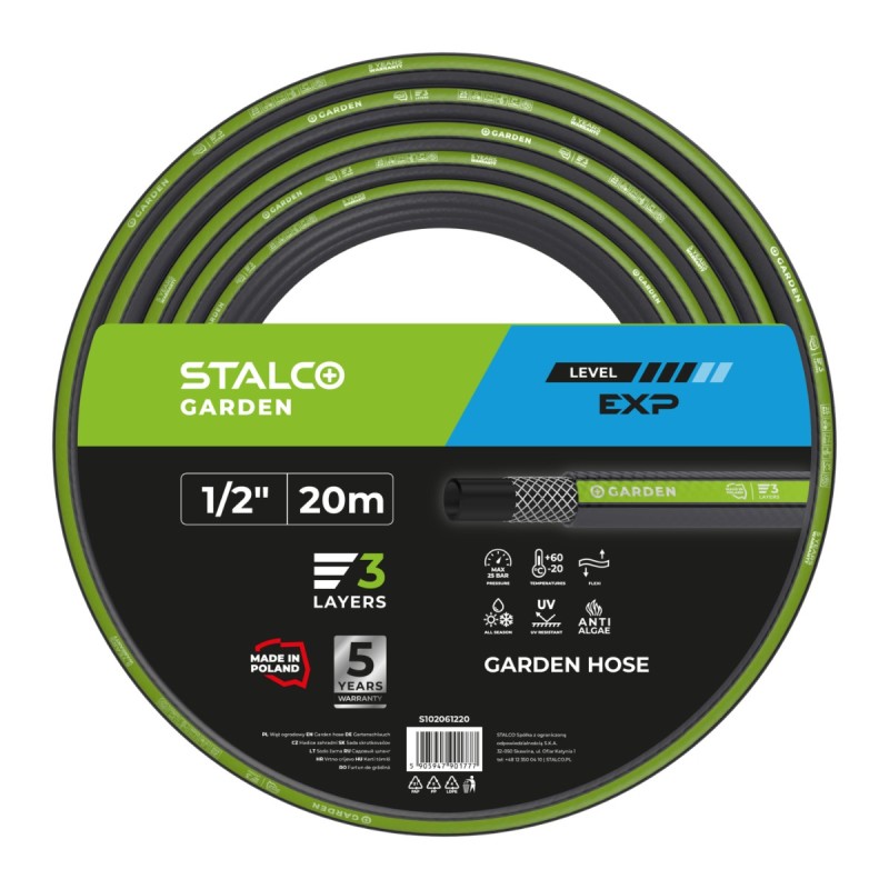 Wąż ogrodowy 1/2″ 20m EXP STALCO GARDEN S102061220