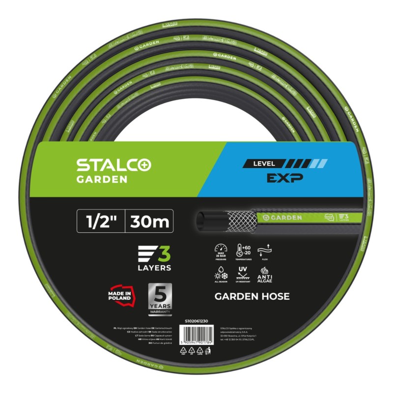 Wąż ogrodowy 1/2″ 30m EXP STALCO GARDEN S102061230