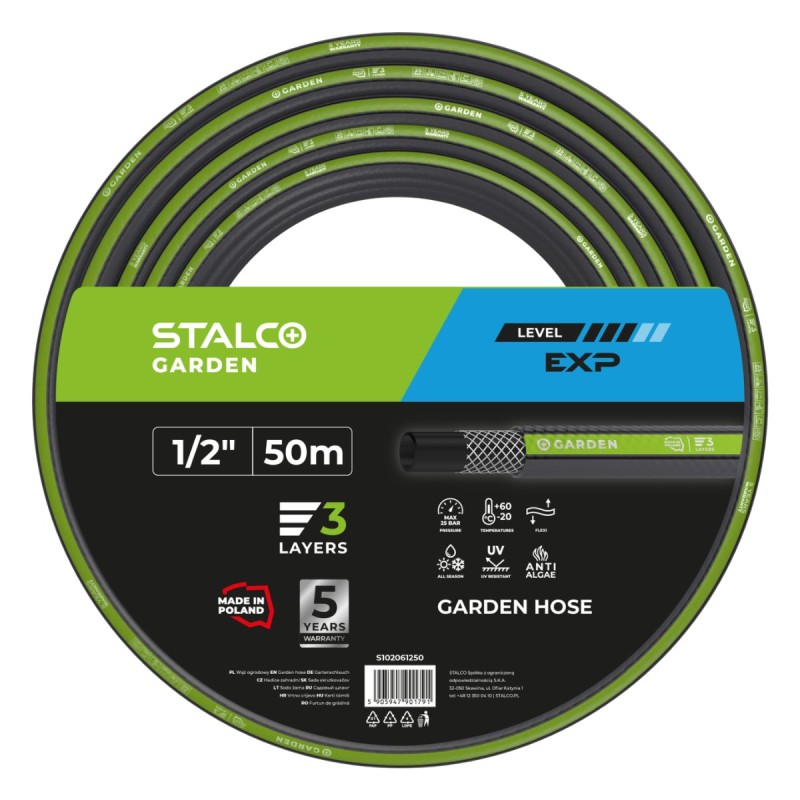 Wąż ogrodowy 1/2″ 50m EXP STALCO GARDEN S102061250