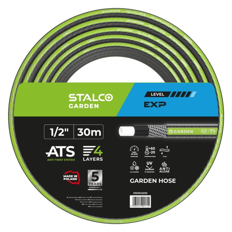 Wąż ogrodowy ATS 1/2″ 30m EXP STALCO GARDEN S102041230