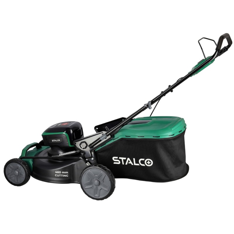 Kosiarka akumulatorowa 2x20V 46 cm 55L Stalco LMS40-46BL