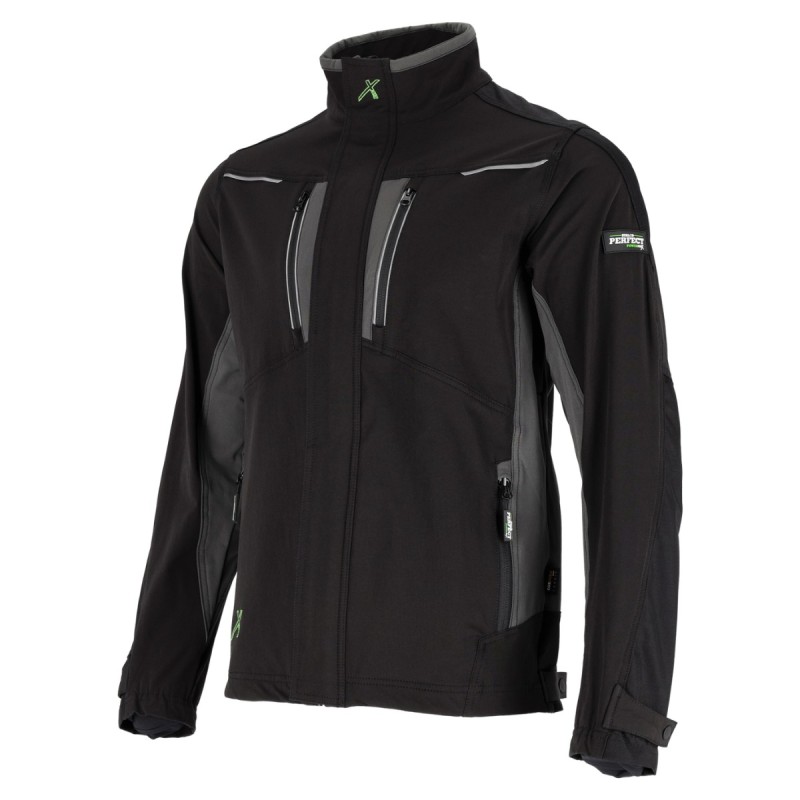 Bluza robocza STRETCH LINE czarny L  PERFECT S-79252