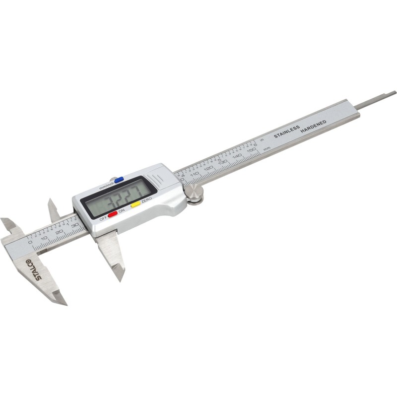 Suwmiarka cyfrowa zakres 0-150mm, dokładność 0,01mm bateria 1,5V STALCO S010501215