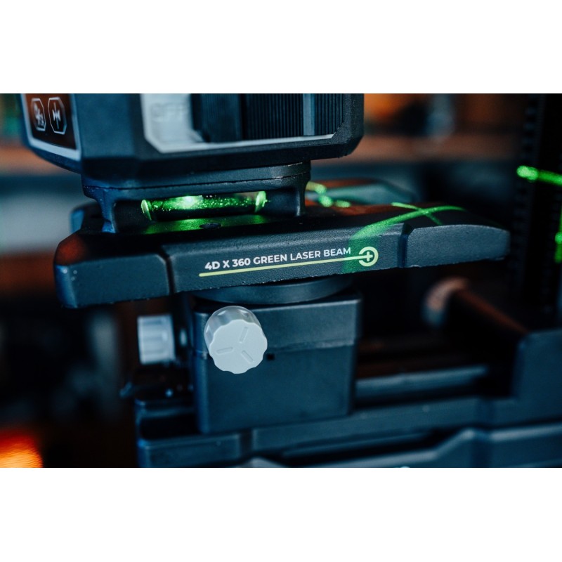 Laser krzyżowy akumulatorowy zielony 4D LLP4DG STALCO PERFECT S058598012