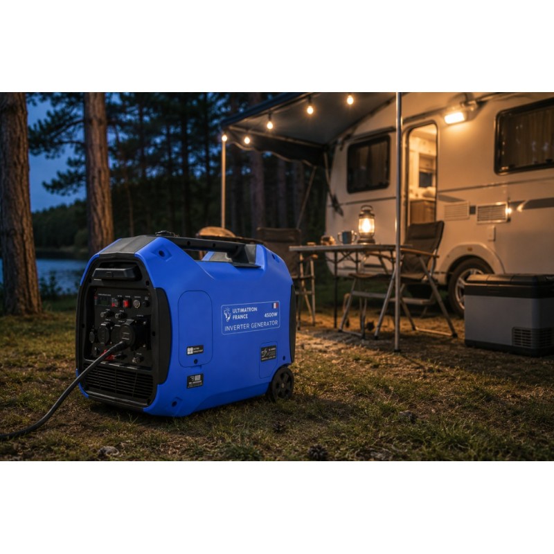 Agregat prądotwórczy generator inwertorowy 4kW AVR na kołach ULT-4500