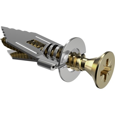 Kotwa wbijana metalowa do ścian G-K z wkrętem 4x40 mm (100/1800) STALCO KWM304040