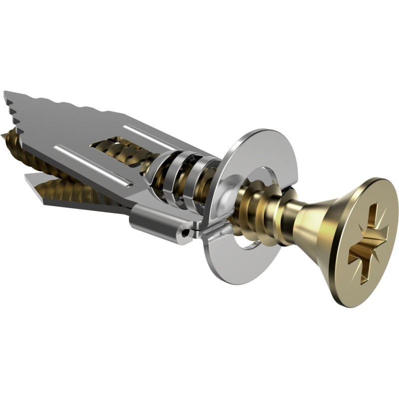 Kotwa wbijana metalowa do ścian G-K z wkrętem 4x40 mm STALCO KWM304040