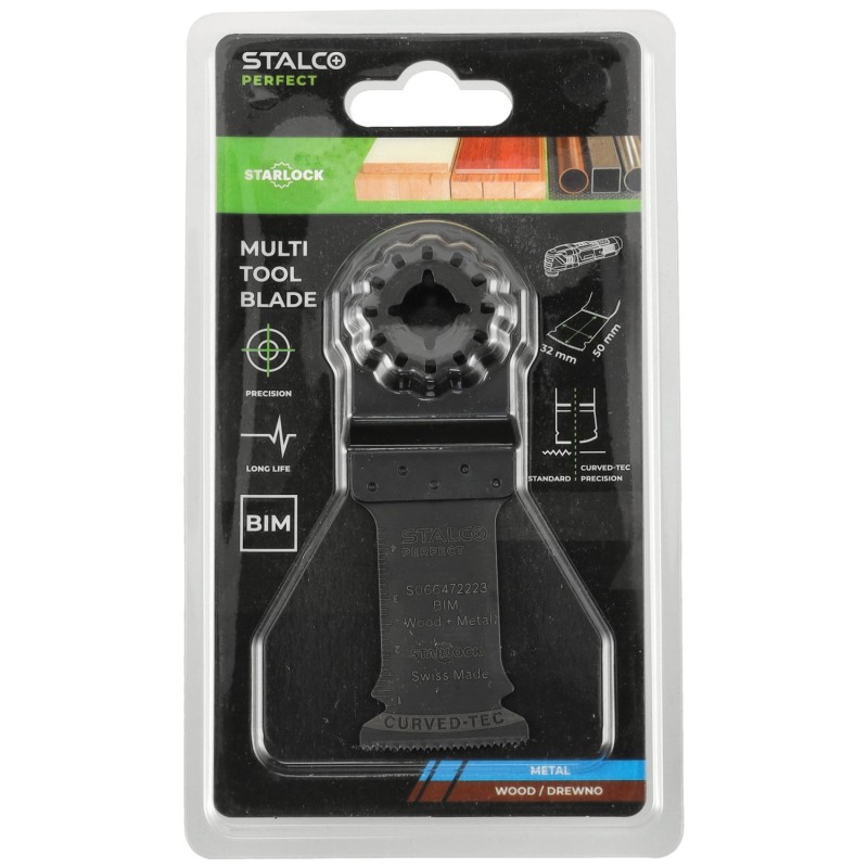 Brzeszczot BIM-METAL/DREWNO 32x50mm STARLOCK AIZ 32 APB STALCO PERFECT S066472223