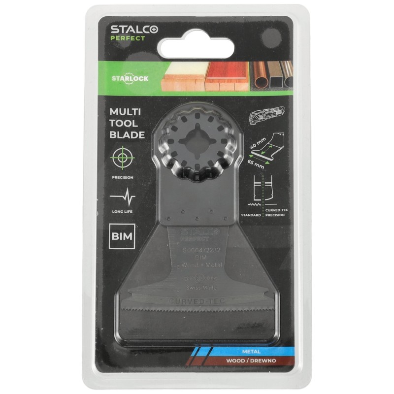 Brzeszczot BIM-METAL/DREWNO. 65x40mm STARLOCK AII 65 APB STALCO PERFECT S066472232