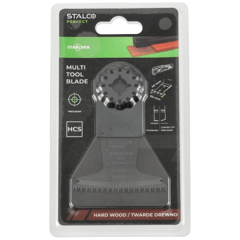 Brzeszczot HCS-DREWNO 65x40mm STARLOCK AII 65 BSPC STALCO PERFECT S066472235