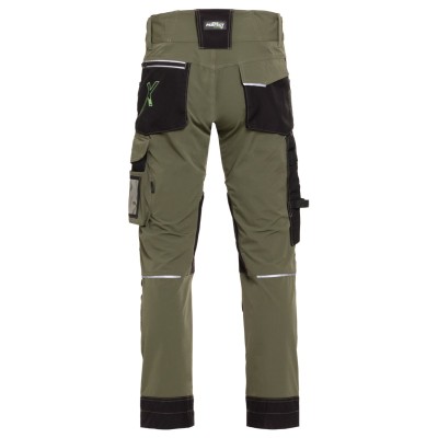 Spodnie robocze STRETCH LINE oliwkowy S  PERFECT S090179294