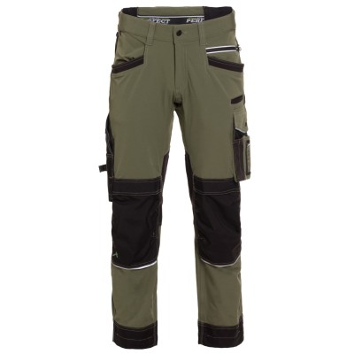 Spodnie robocze STRETCH LINE oliwkowy S  PERFECT S090179294