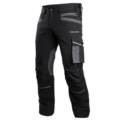 Spodnie robocze STRETCH LINE czarny S  PERFECT S090179261