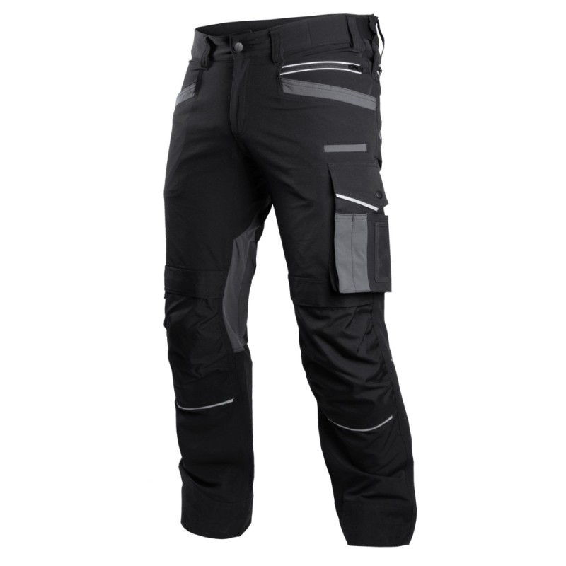 Spodnie robocze STRETCH LINE czarny S  PERFECT S090179261