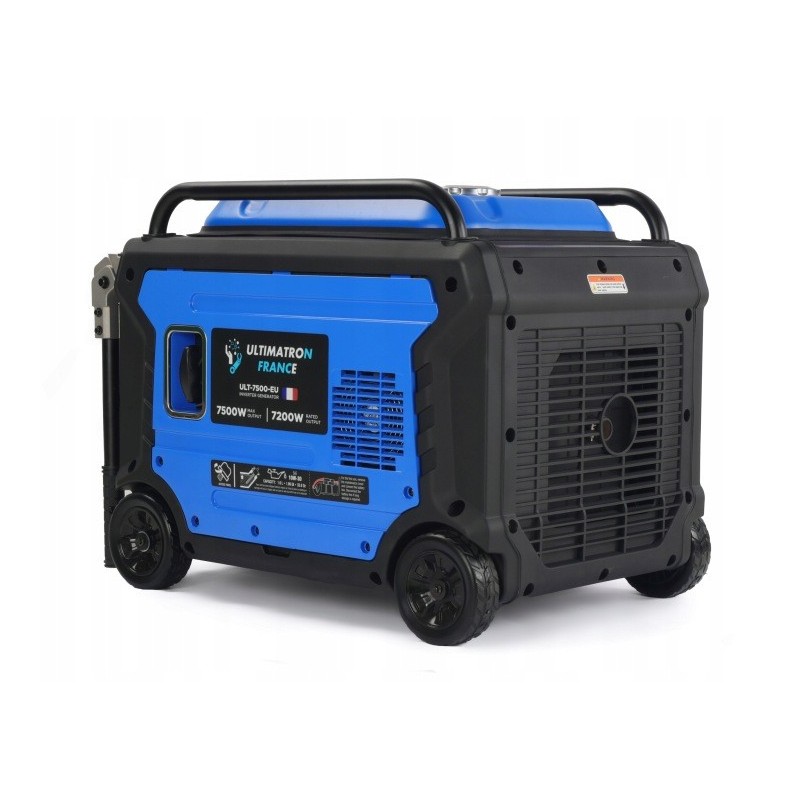 Agregat prądotwórczy generator inwertorowy 7,2kW AVR na kołach Ultimatron France ULT-7500 + 2 x olej 10W30 0,6l