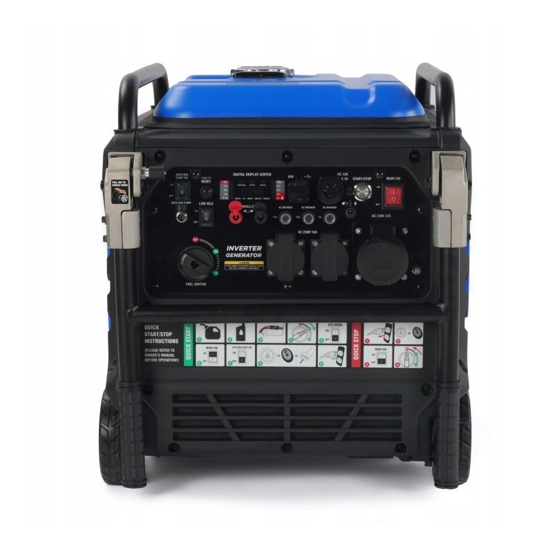 Agregat prądotwórczy generator inwertorowy 7,2kW AVR na kołach Ultimatron France ULT-7500 + 2 x olej 10W30 0,6l
