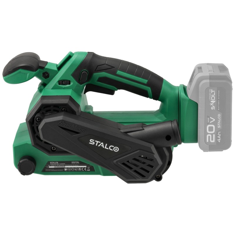 Akumulatorowa szlifierka taśmowa 20V S-Volt BSS20-457BL STALCO S050497335