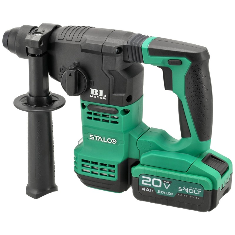 Zestaw: Młotowiertarka Akumulatorowa RHS20-18BL 20V S-Volt STALCO