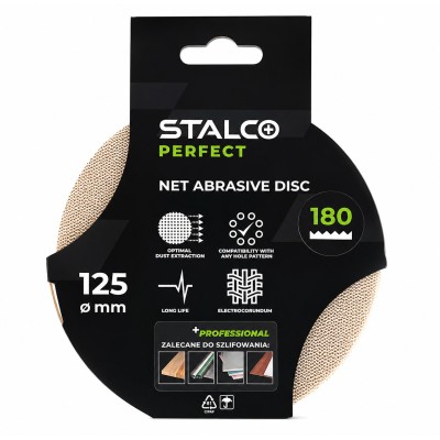 Papier ścierny 125mm gr.180 5 szt STALCO PERFECT