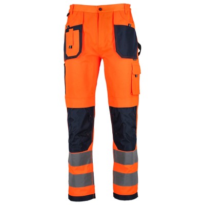 Spodnie robocze ostrzegawcze BASIC NEON LINE pomarańczowy M  S090151656