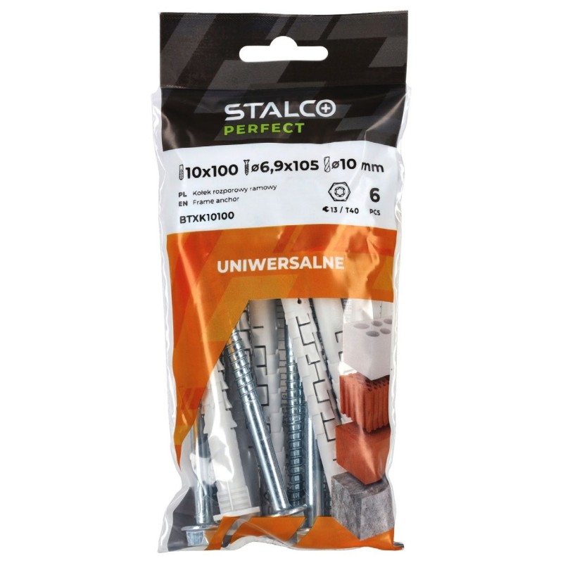 Kołek rozporowy ramowy TXK STALCO PERFECT klucz/Torx