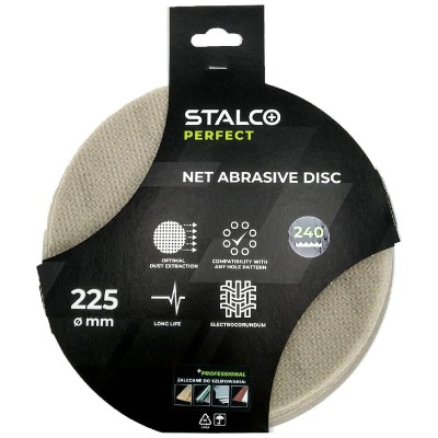 Krążki siatkowe 225mm STALCO PERFECT - Do szlifierek na rzep