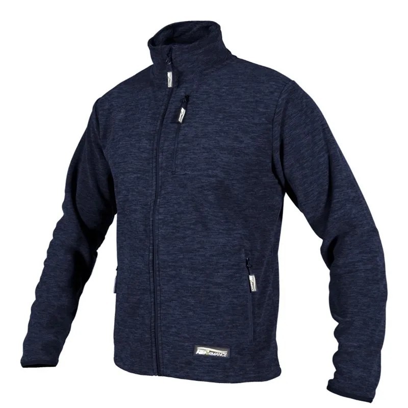 Bluza polarowa męska NAVAS M granatowy 4XL  PERFECT S-78336