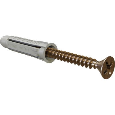 Kołek rozporowy uniwersalny z wkrętem RXS-8/4.5X50 nylon STALCO PERFECT RXS0845050