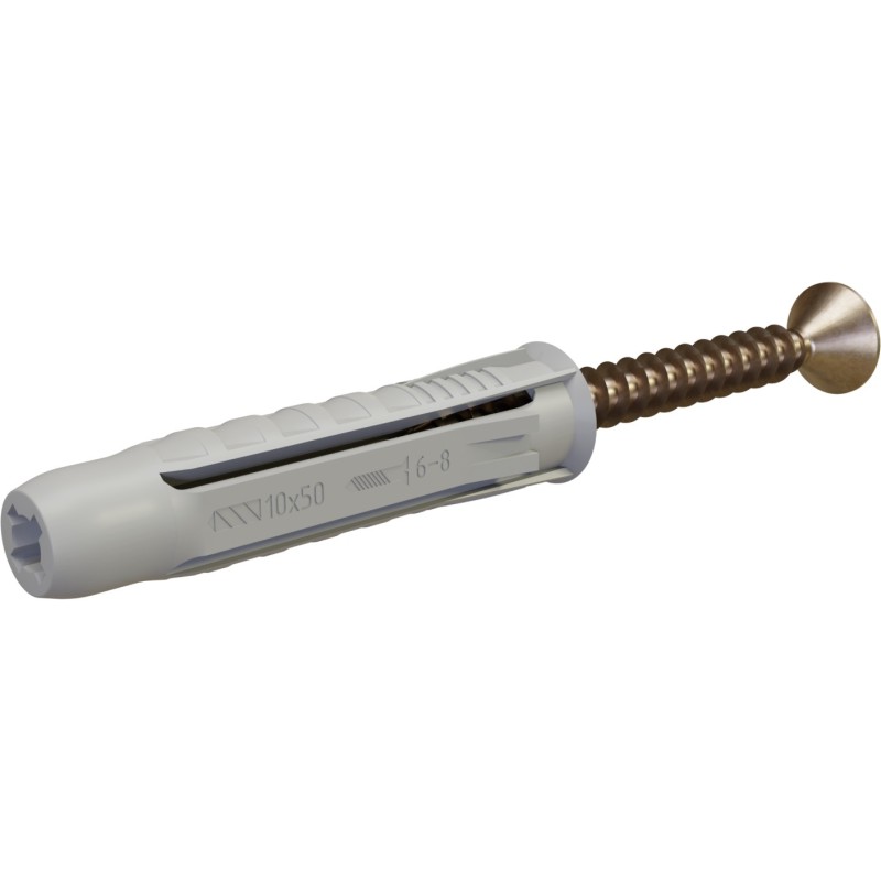 Kołek rozporowy uniwersalny z wkrętem RXS-8/4.5X80 nylon STALCO PERFECT RXS0845080