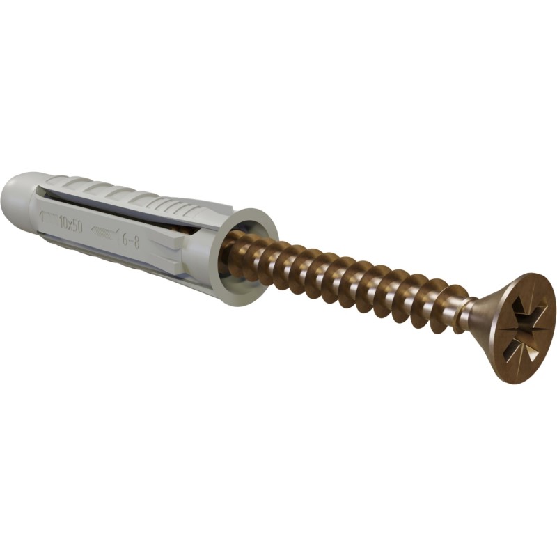 Kołek rozporowy uniwersalny z wkrętem RXS-8/4.5X80 nylon STALCO PERFECT RXS0845080