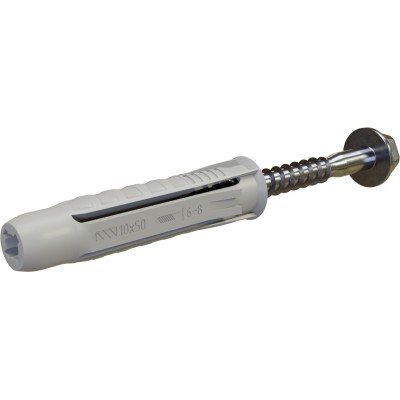 Kołek rozporowy uniwersalny z wkrętem łęb sześciok. RXK-12/8.0X80 nylon STALCO PERFECT RXK1280080