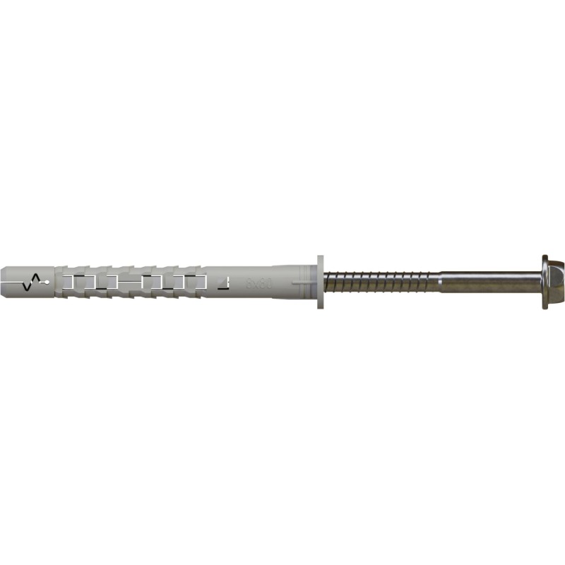 Kołek rozporowy ramowy klucz/Torx/T40 TXK 10x300 nylon STALCO PERFECT TXK10300