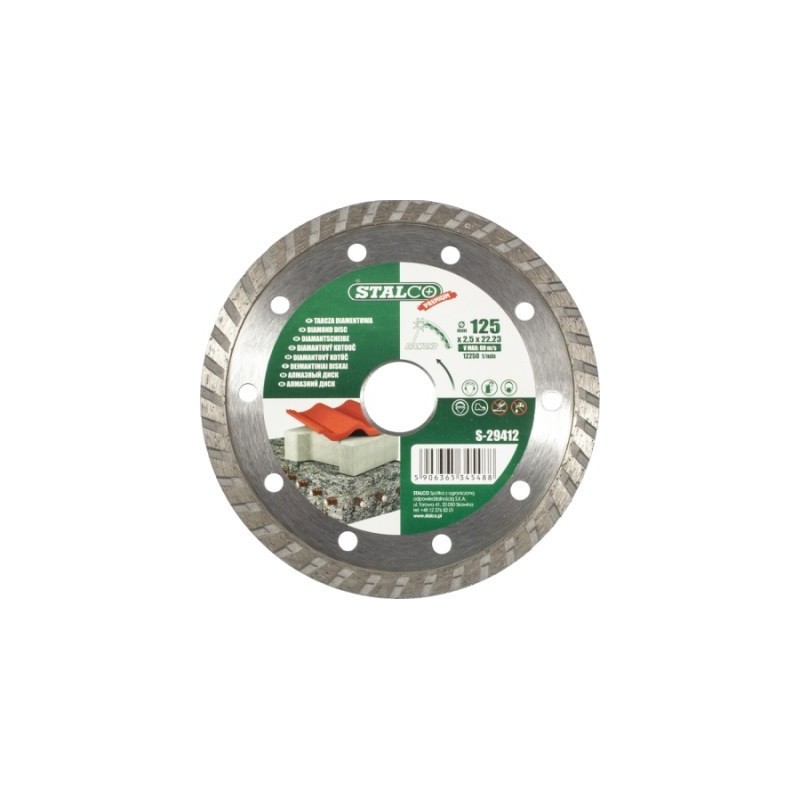 Tarcza diamentowa turbo 230mm. STALCO S-29423