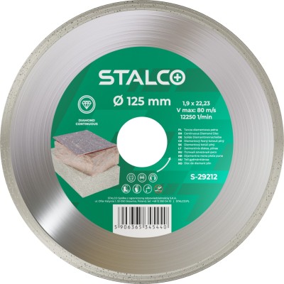 Tarcza diamentowa pełna 230mm glaz.diam. STALCO S-29223