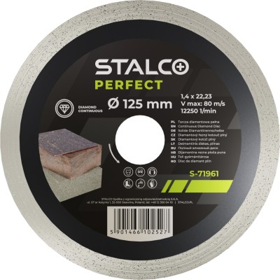 Tarcza diamentowa 125mm ciągła STALCO PERFECT S-71961
