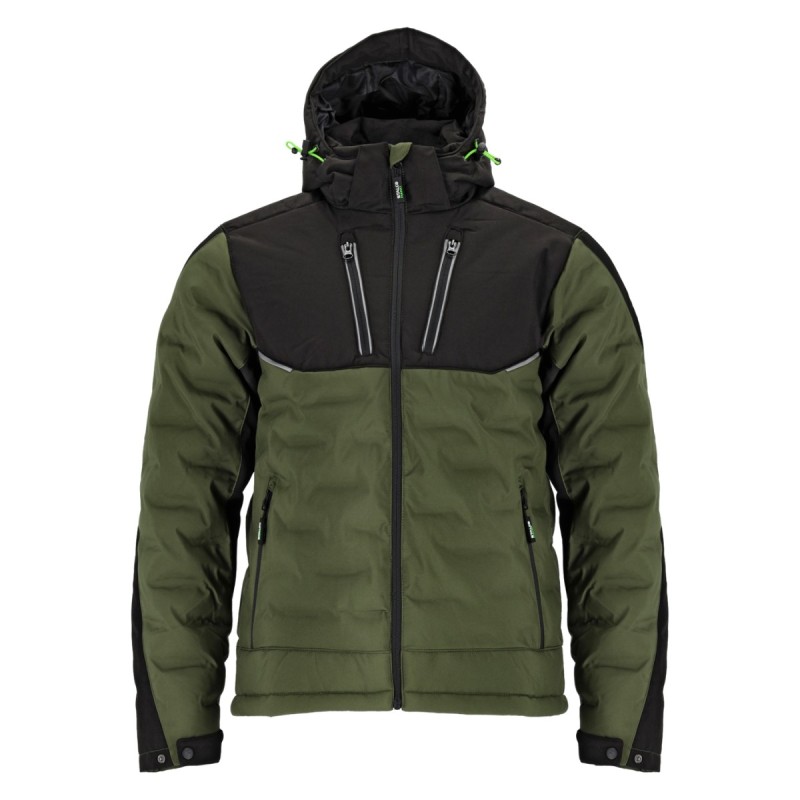 Kurtka ocieplana męska LOGAN J oliwkowy M  PERFECT S090779426