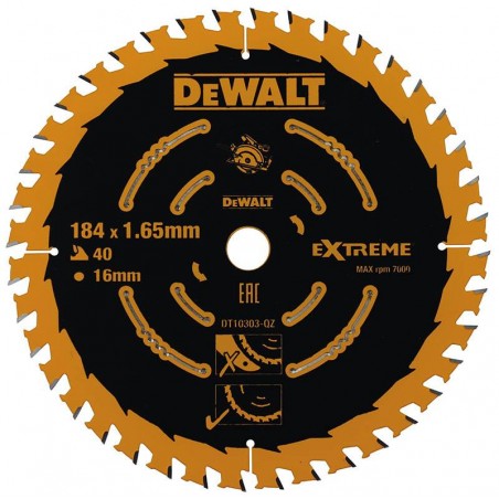 Tarcza do drewna do pilarek sieciowych 184x16x40T DT10303-QZ