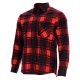 Koszula flanelowa SQUARE czerwony XL - 45  S-42025