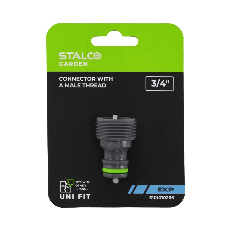 Przyłącze z gwintem zewnętrznym 3/4″ EXP STALCO GARDEN S101010266