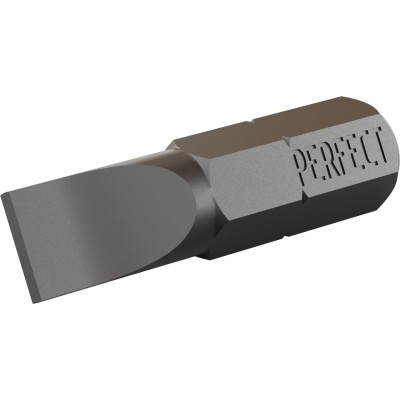 Końcówka bit 1/4” - płaska sl 0,8x5,0x25mm do wkręt. (10szt) STALCO PERFECT S-66123