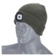 Czapka zimowa z latarką RAY szary 54-62 ONE SIZE  S091479002