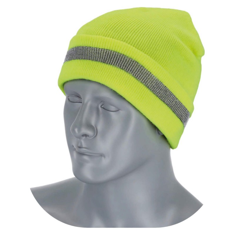 Czapka odblaskowa FLUO żółty 54-62 ONE SIZE  S091442052