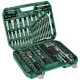 Zestaw kluczy nasadowych i płasko-oczkowych 1/2”+3/8”+1/4”, 219 elem. 90T, BMC STALCO S011100219