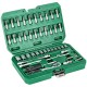 Zestaw kluczy nasadowych 1/4” opakowanie BMC 48 elem grzechotka 90t STALCO S011100048
