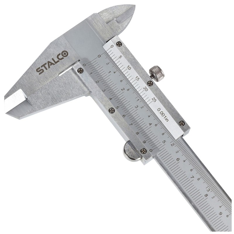 Suwmiarka noniuszowa, zakres od 0-150mm, dokładność 0,02mm STALCO S010501015