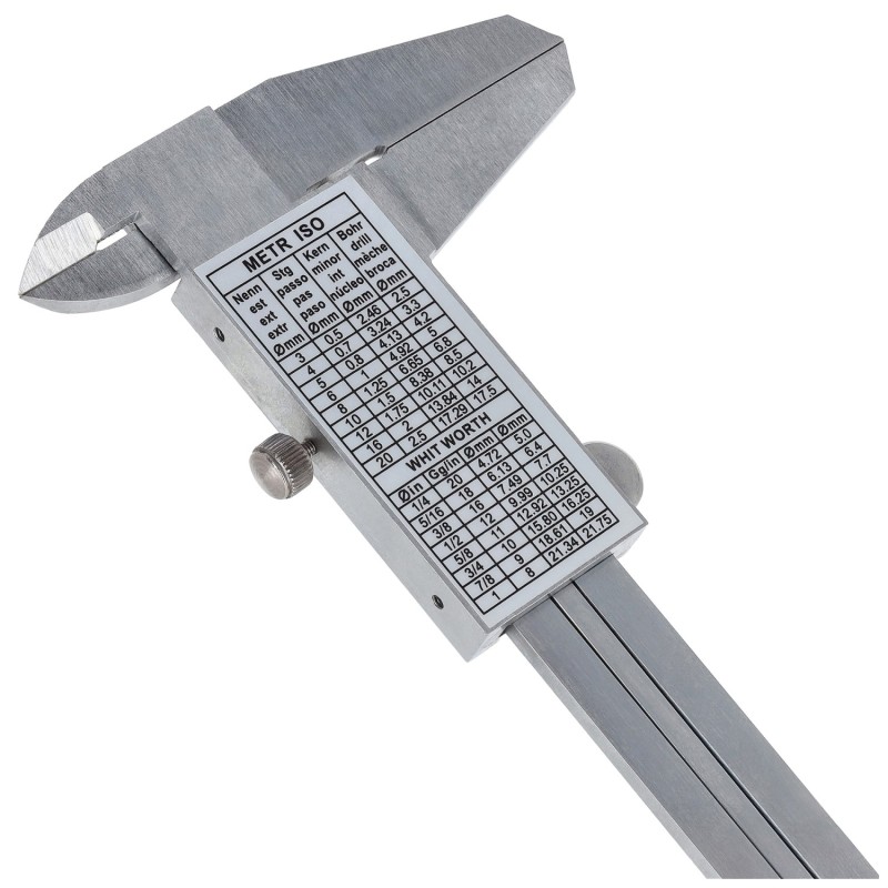 Suwmiarka noniuszowa, zakres od 0-150mm, dokładność 0,02mm STALCO S010501015