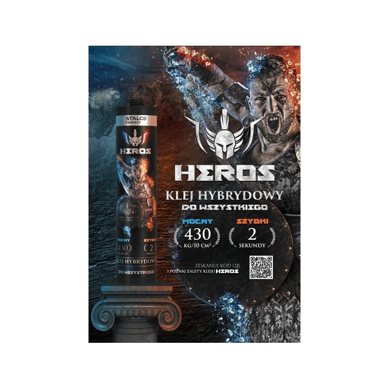 Klej hybrydowy HEROS 290ml  STALCO PERFECT S-64845