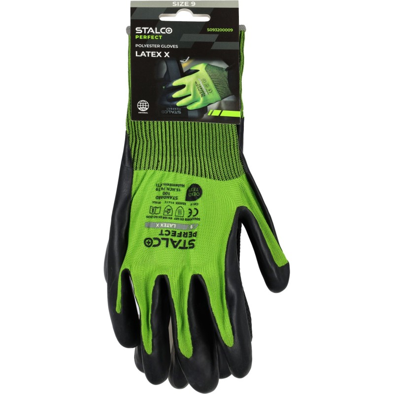 Rękawice poliestrowe LATEX X 8”  PERFECT S093200008