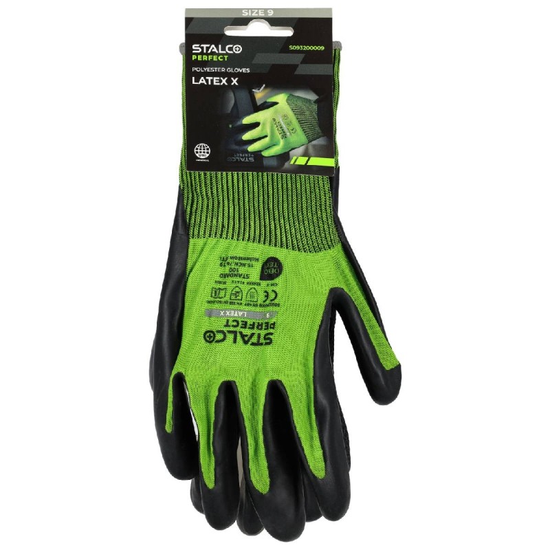 Rękawice poliestrowe LATEX X 8”  PERFECT S093200008